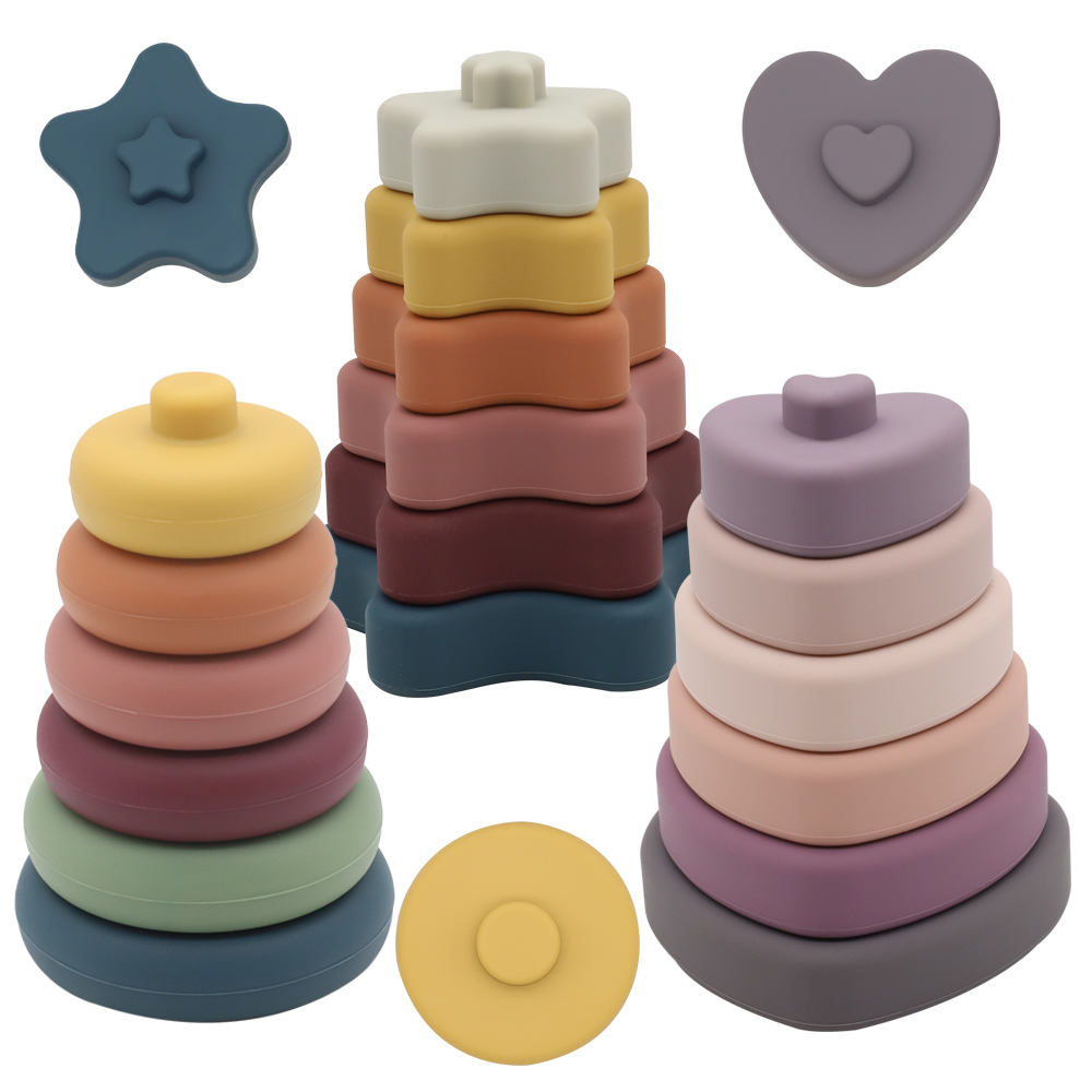 Silicone Stacking Cup Toy