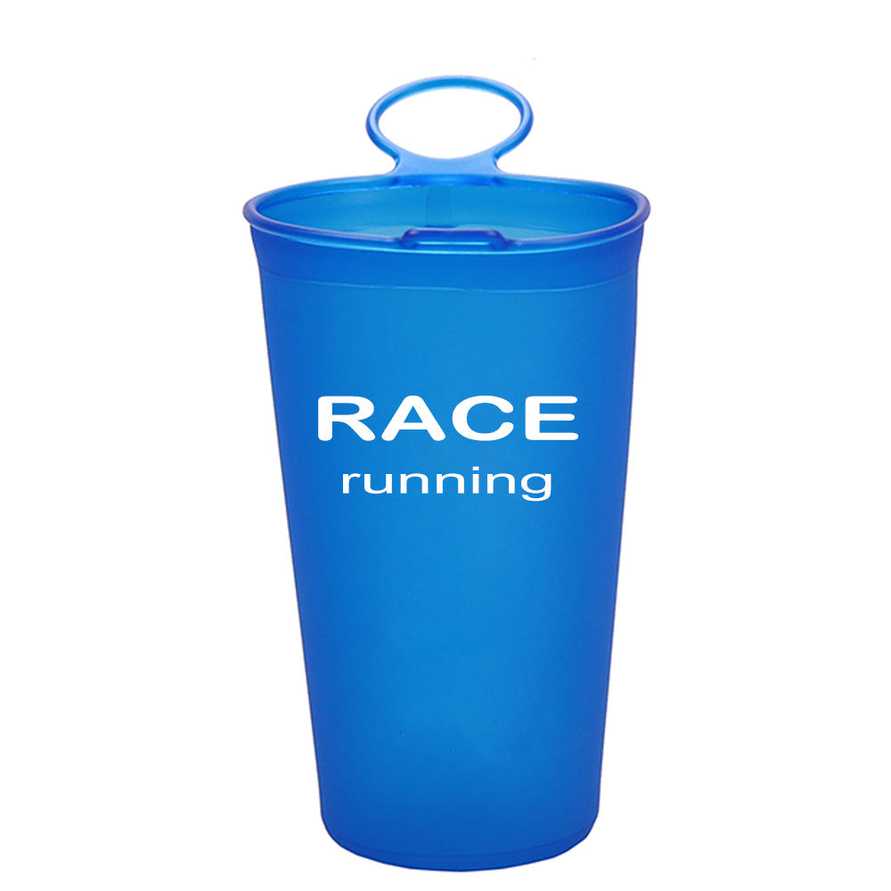 7oz 200ml Soft Collapsible Race Running Drinking TPU Silicone Water Cup
