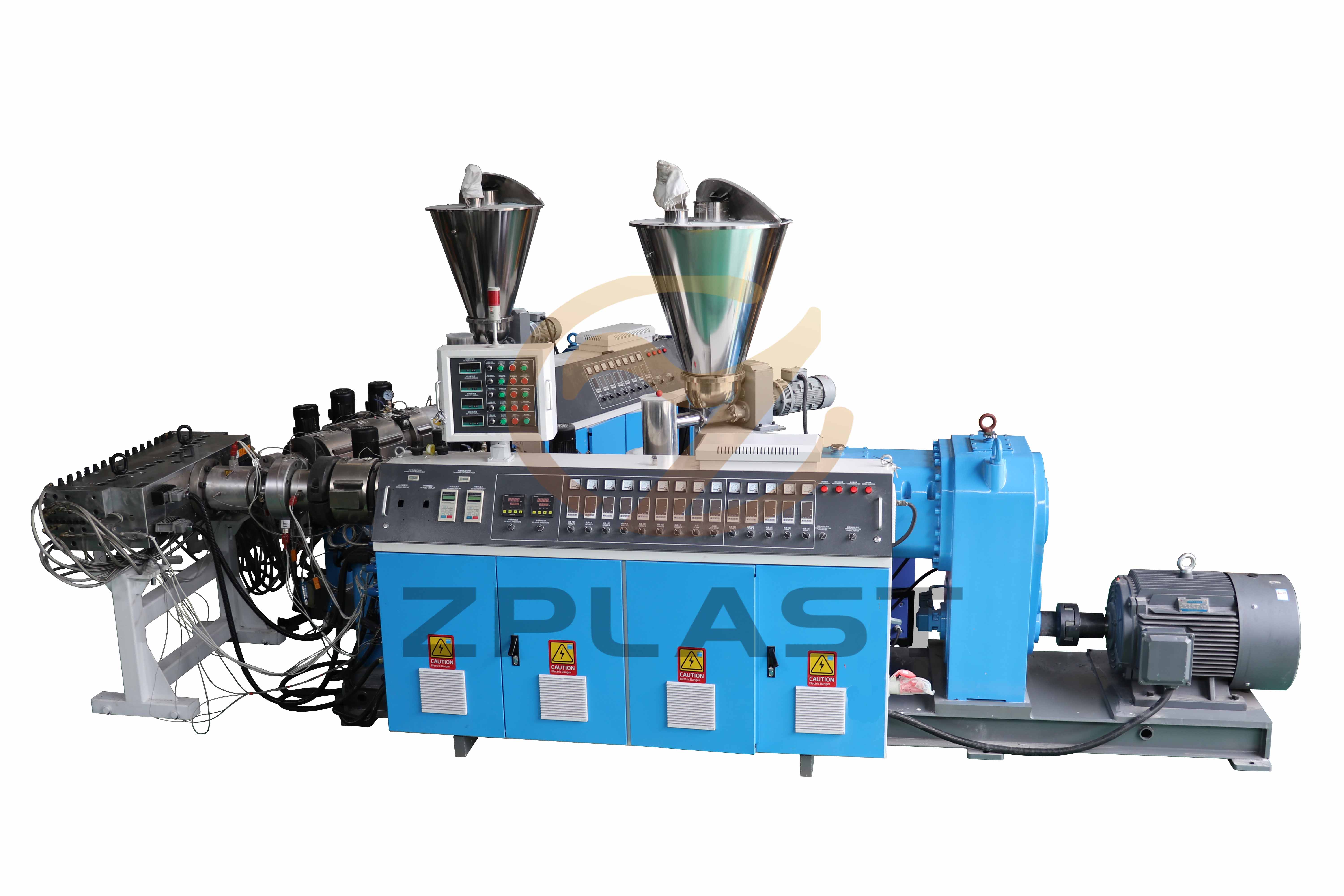 Plastic PVC Polymer Profile Extrusion Machines And Extruders