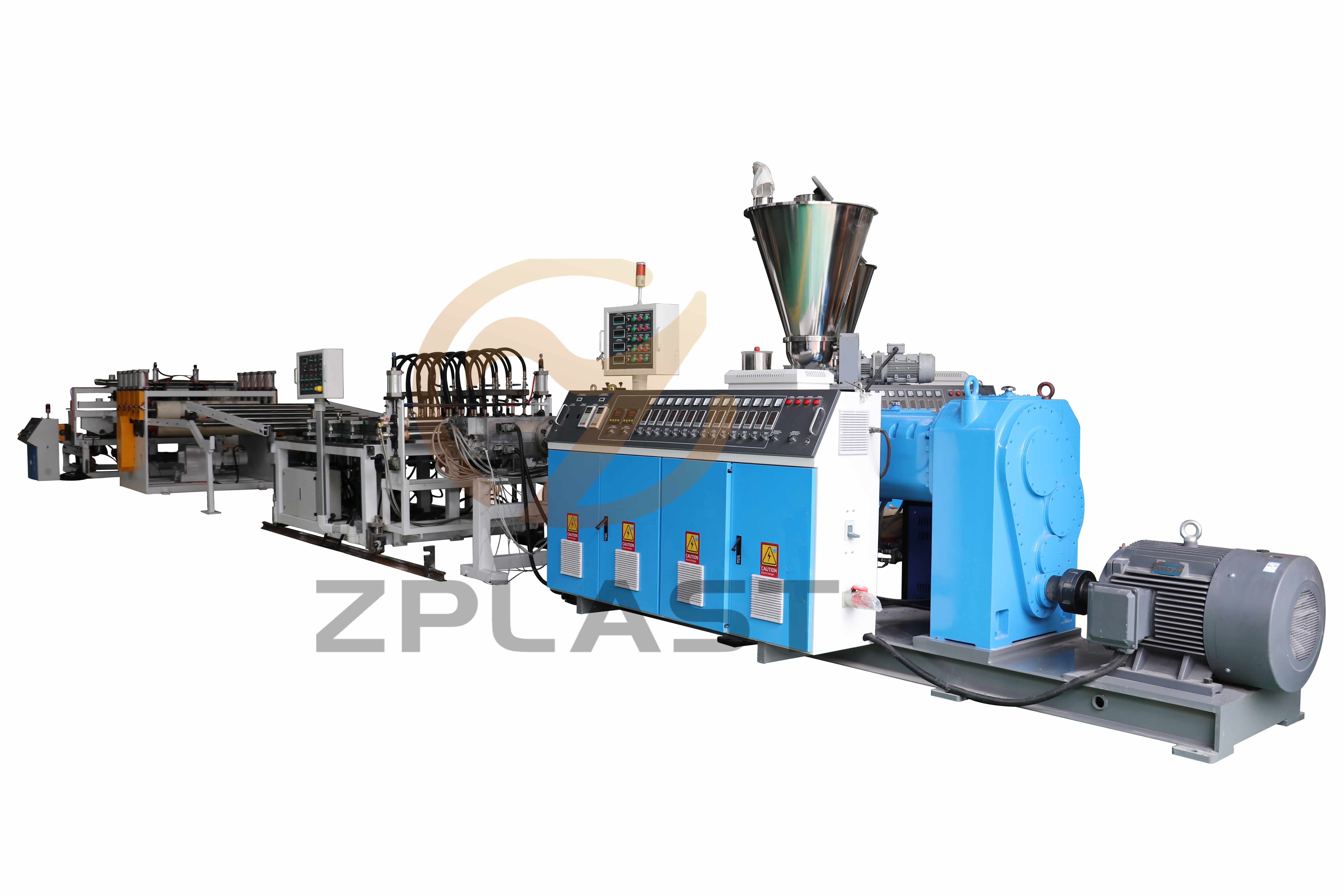 Plastic PVC Polymer Profile Extrusion Machines And Extruders