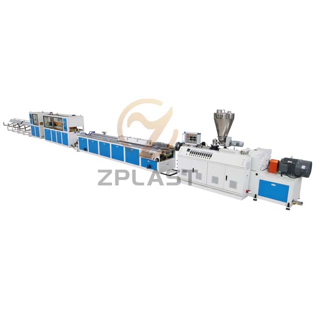 UPVC window profile extrusion line machine