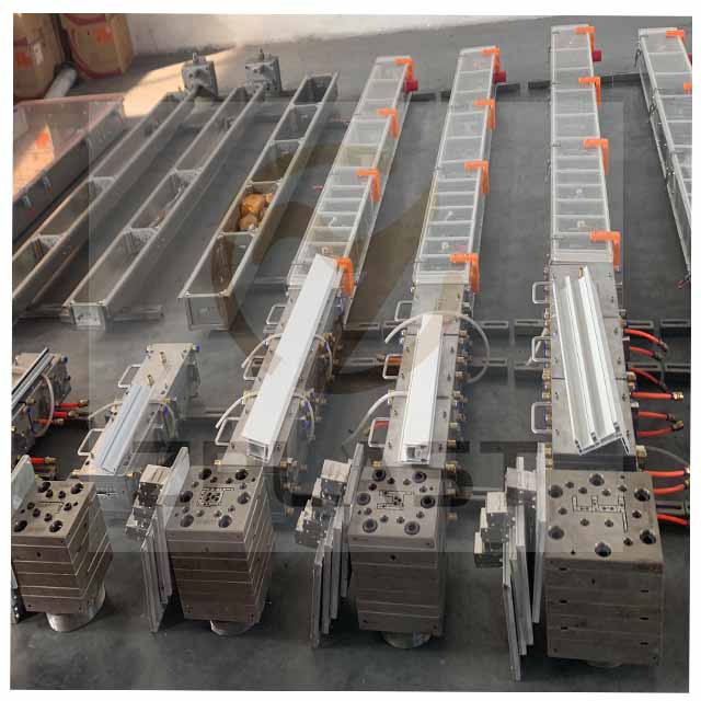 upvc window profile door profile extrusion line