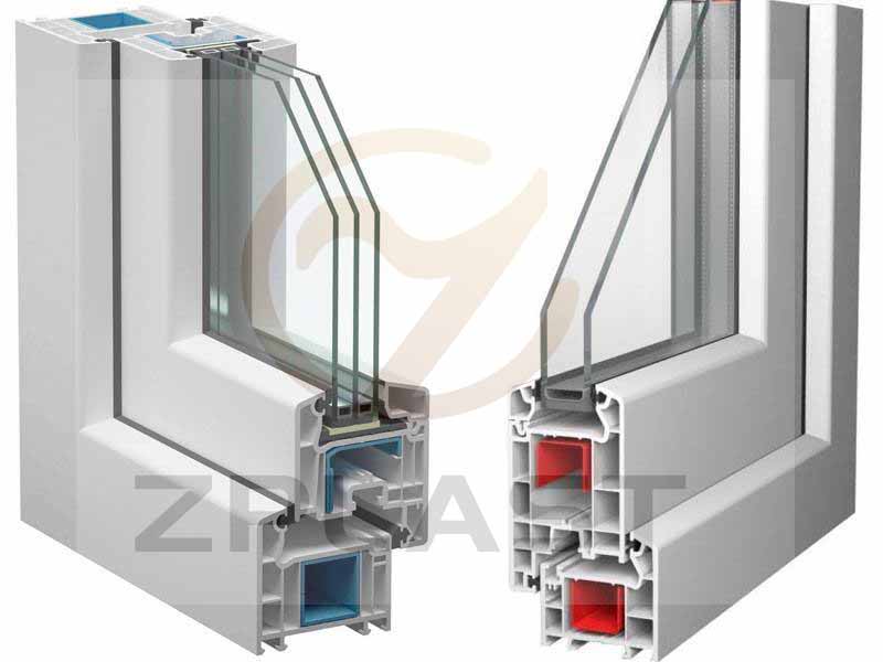 upvc window profile door profile extrusion line