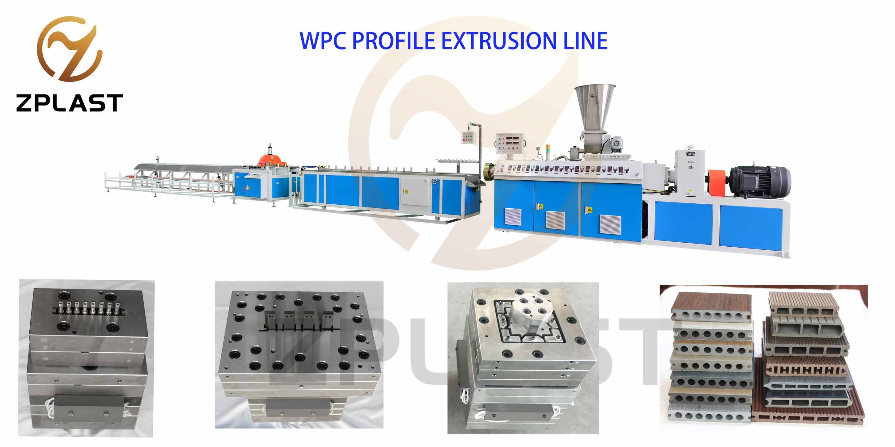 upvc window profile door profile extrusion line