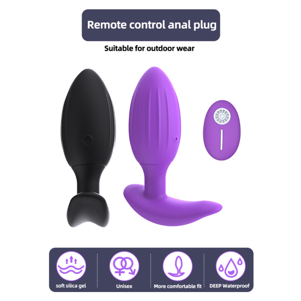 Anal plug jump elastic toy for adults