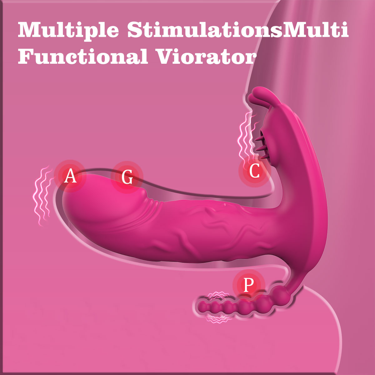 Vagina Clitoris Stimulator Anal Dildo Vibrator Female Adults