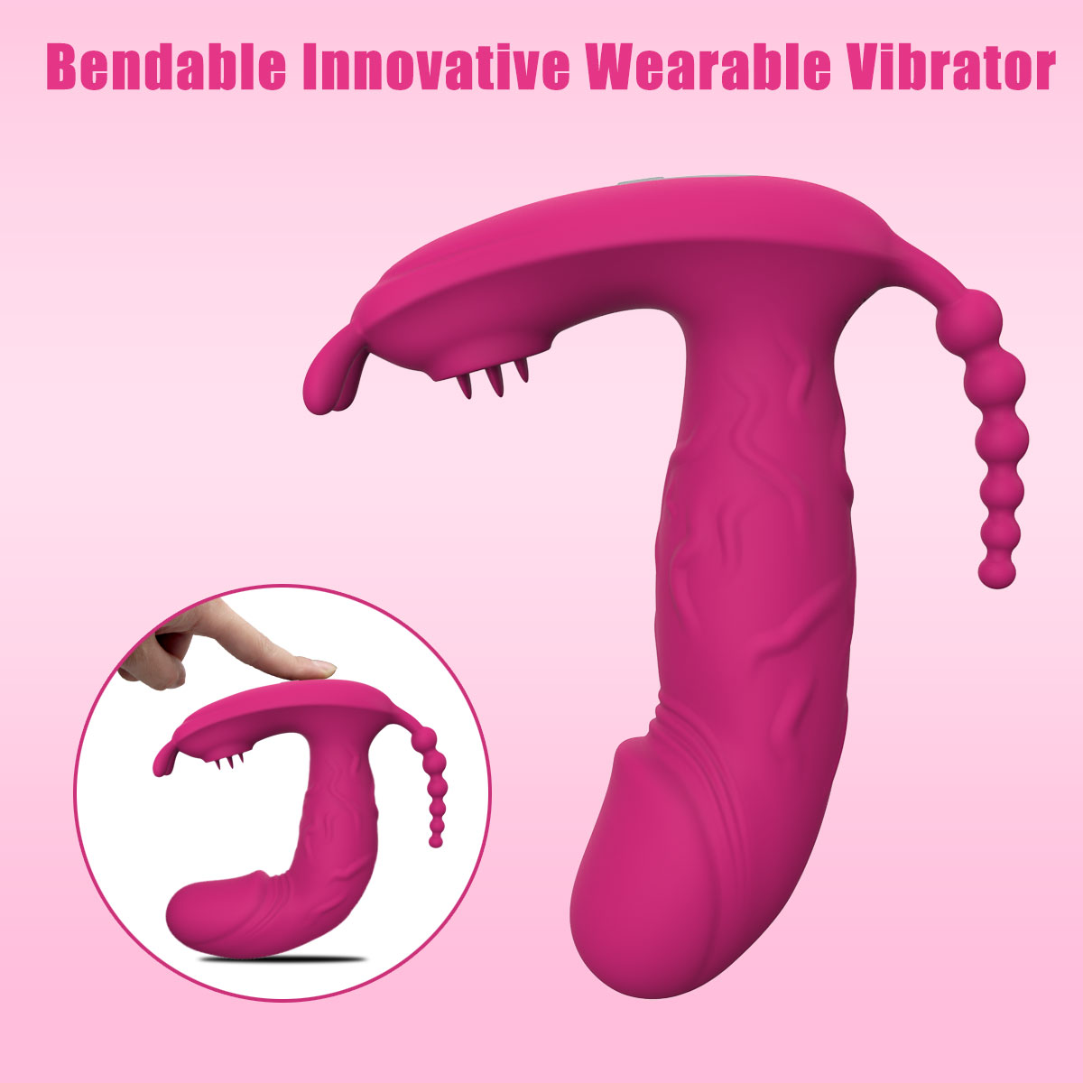 Vagina Clitoris Stimulator Anal Dildo Vibrator Female Adults