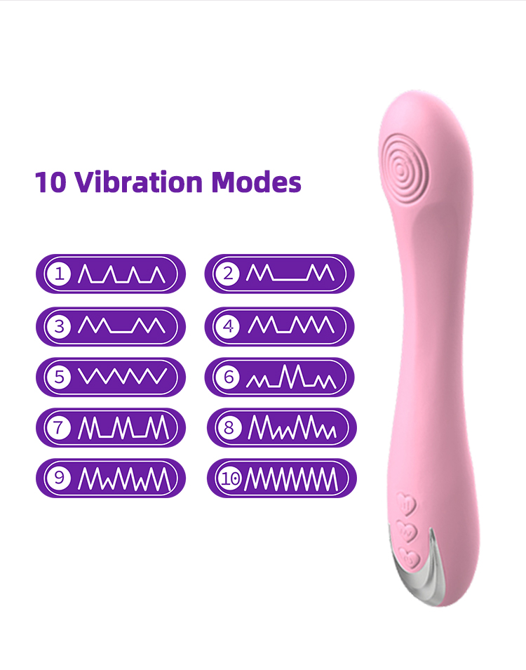 Silicone orgasm vibrator