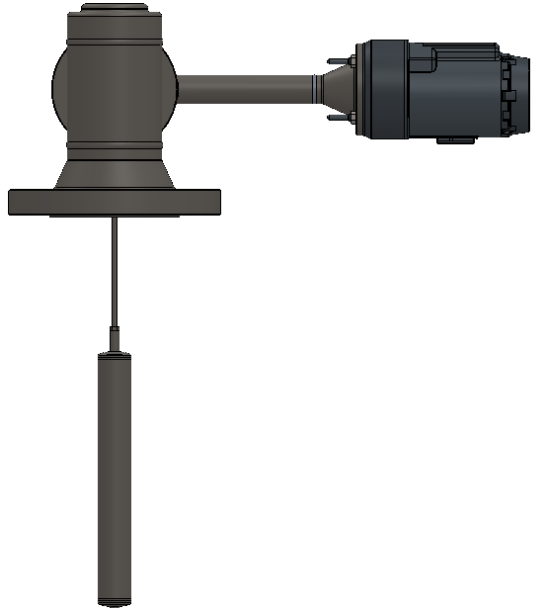 The function of the displacer level transmitters