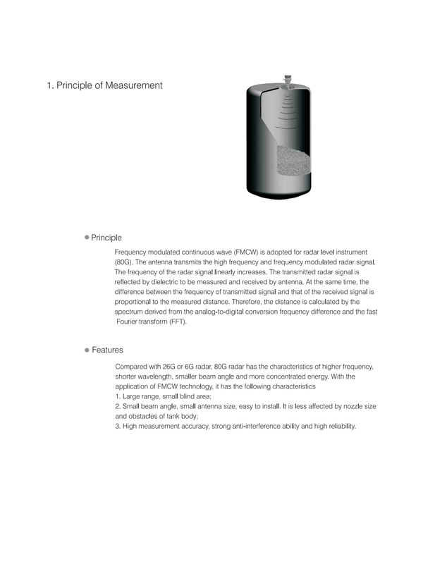 radar level transmitter