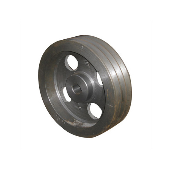 Cast Iron U V Belt Groove Pulley Wheel With Bearings