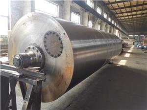 Ang produksyon ng steel dryer cylinder mula sa Dandong Shengxing Paper Machinery