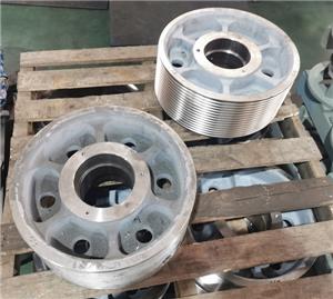 pulley wheel cast iron from Dandong Shengxing Paper Machinery