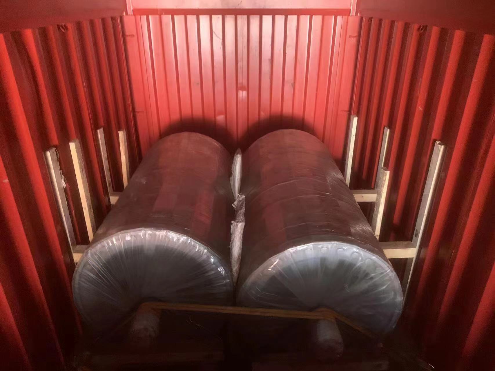 package for the sea delivery dryer cylinder