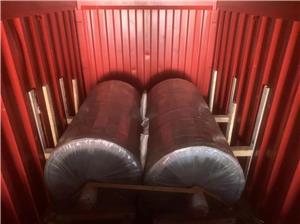 package for the sea delivery dryer cylinder