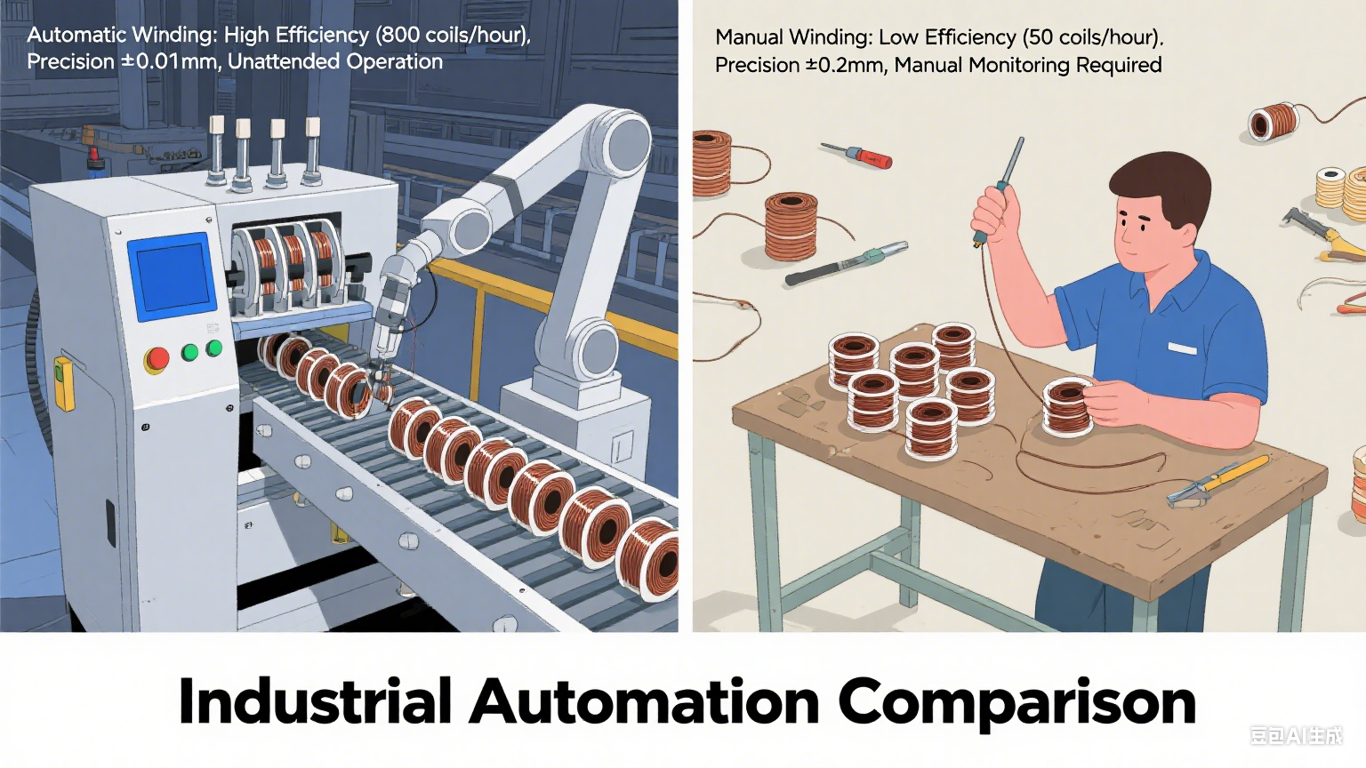 transformer coil winding machine