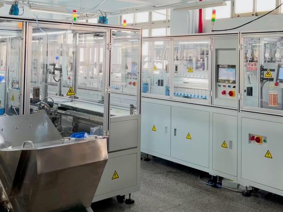 Linha de produção de bobinas de ignição totalmente automática