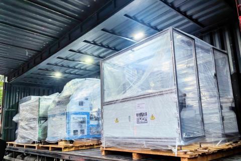 第1四半期の納入実績：SIPU自動巻線機が予定通り出荷