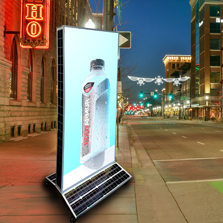 Supply Solar Outdoor Light Box By Freestanding In Waterproof Wholesale