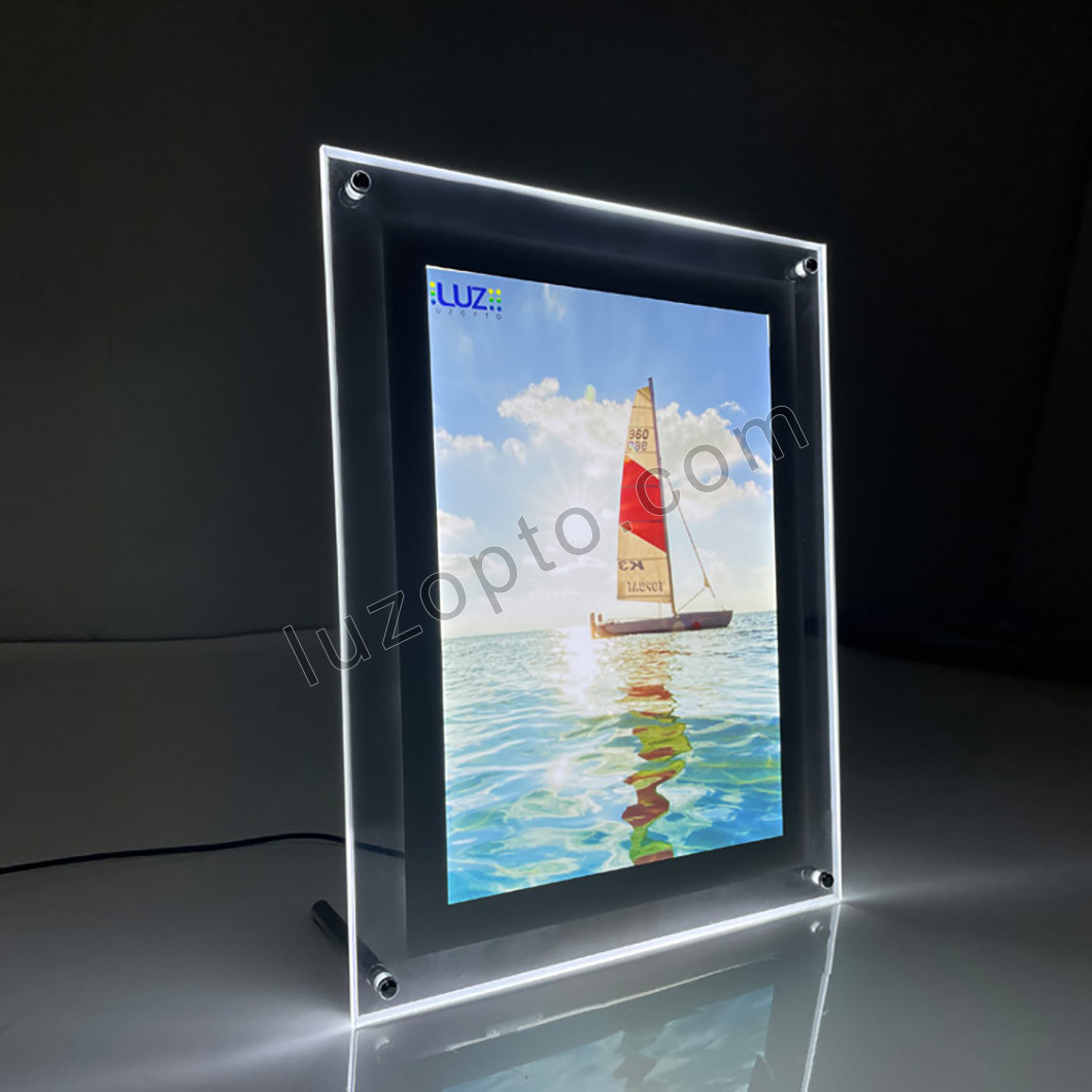 acrylic poster led frame