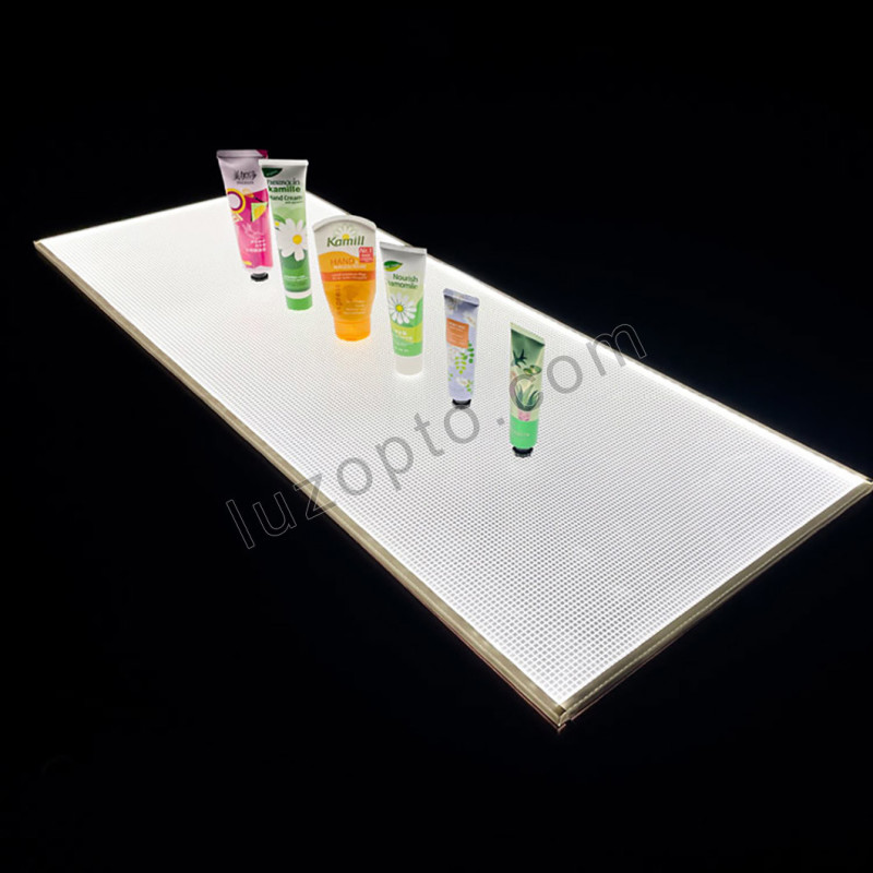 Supply Single Side Floating Acrylic Led Shelf Lighting For Display Rack