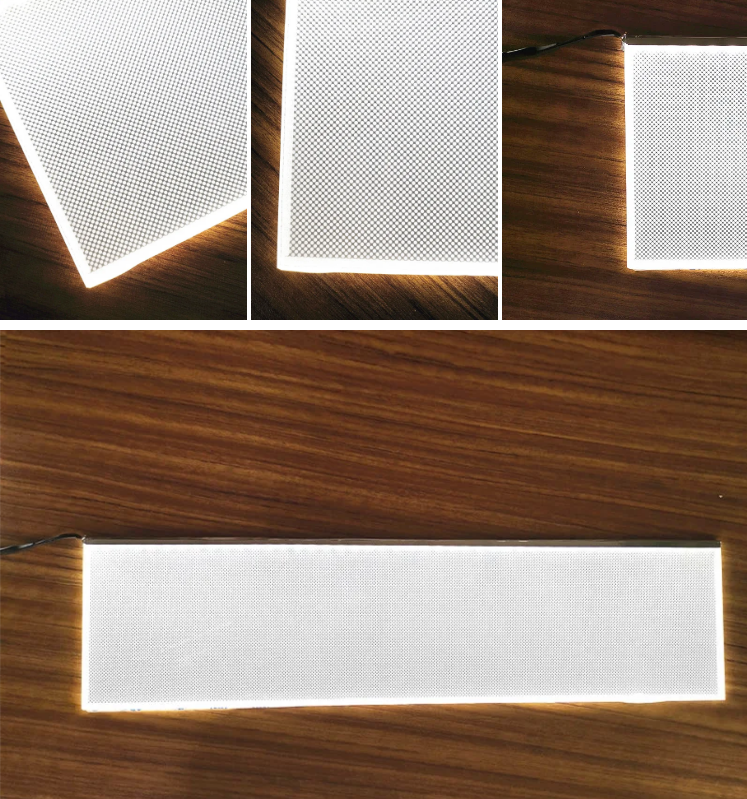 Acrylic light guide panel