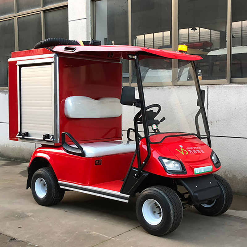 Camion electric de pompieri roșu 4x4