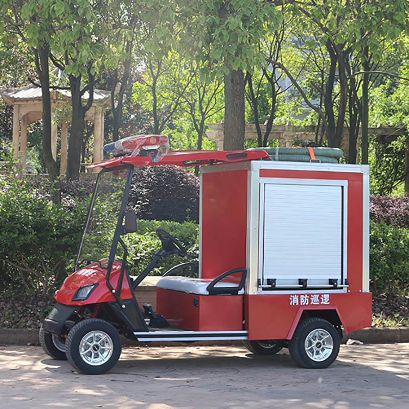 Camion electric de pompieri roșu 4x4