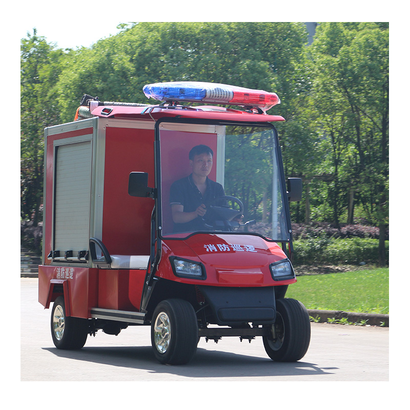 Camion electric de pompieri roșu 4x4