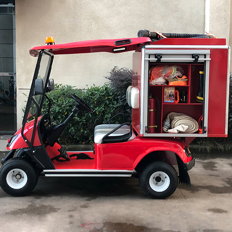 Camion electric de pompieri roșu 4x4
