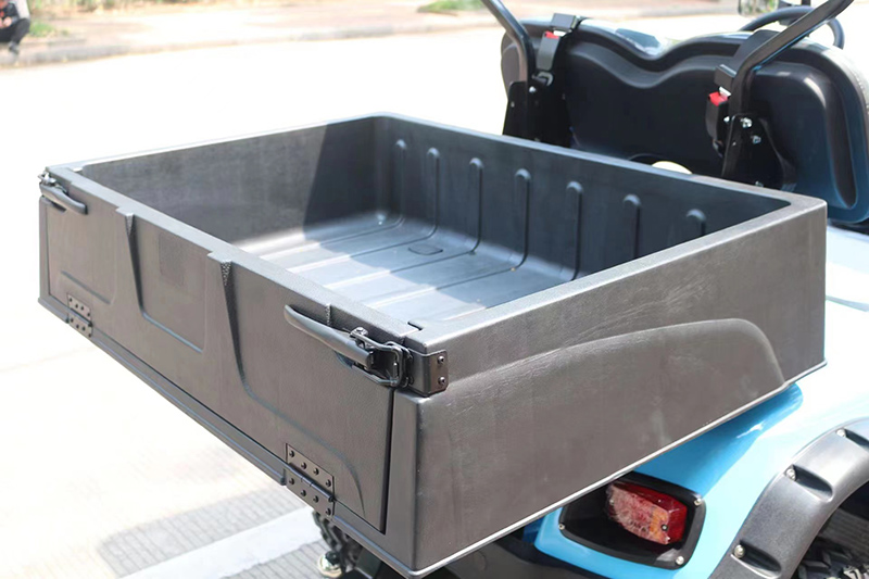 Suku cadang mobil golf mewah ember kargo plastik kursi lipat 2in1