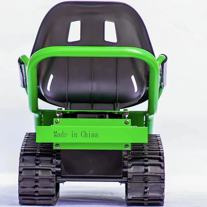 Electric rubber tracked ATV vehicle