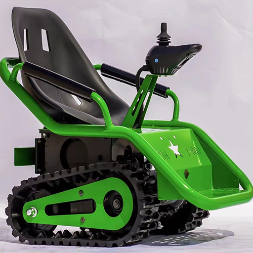 Electric rubber tracked ATV vehicle