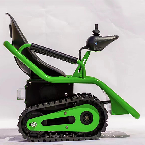 Electric rubber tracked ATV vehicle