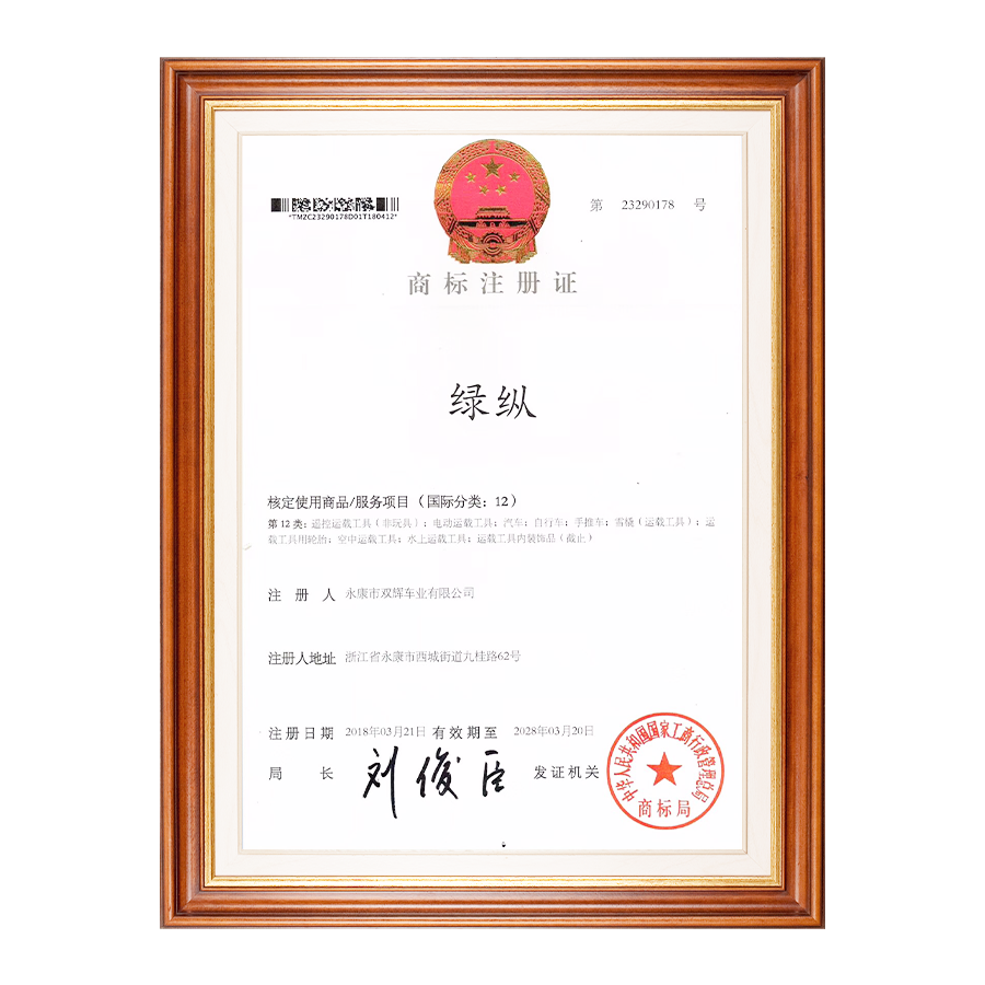 Trademark registration