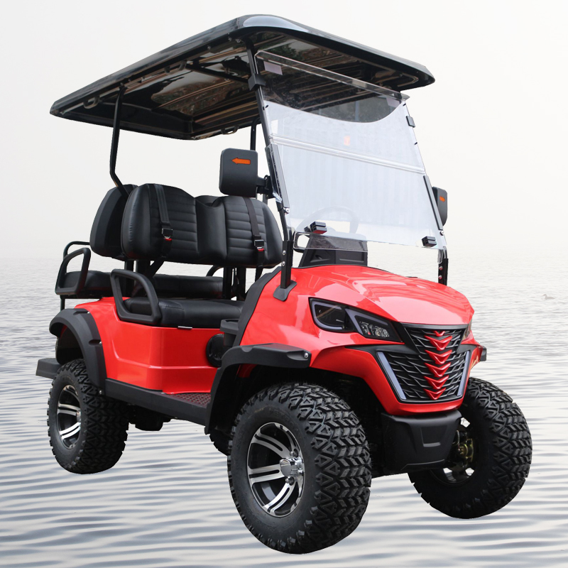 Atv elétrico para adultos, carrinho de golfe com carregamento todo-o-terreno