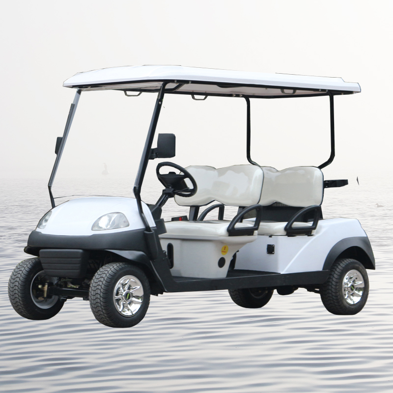 Mini carrito de golf compacto de cuatro plazas, vehículo eléctrico de nueva energía