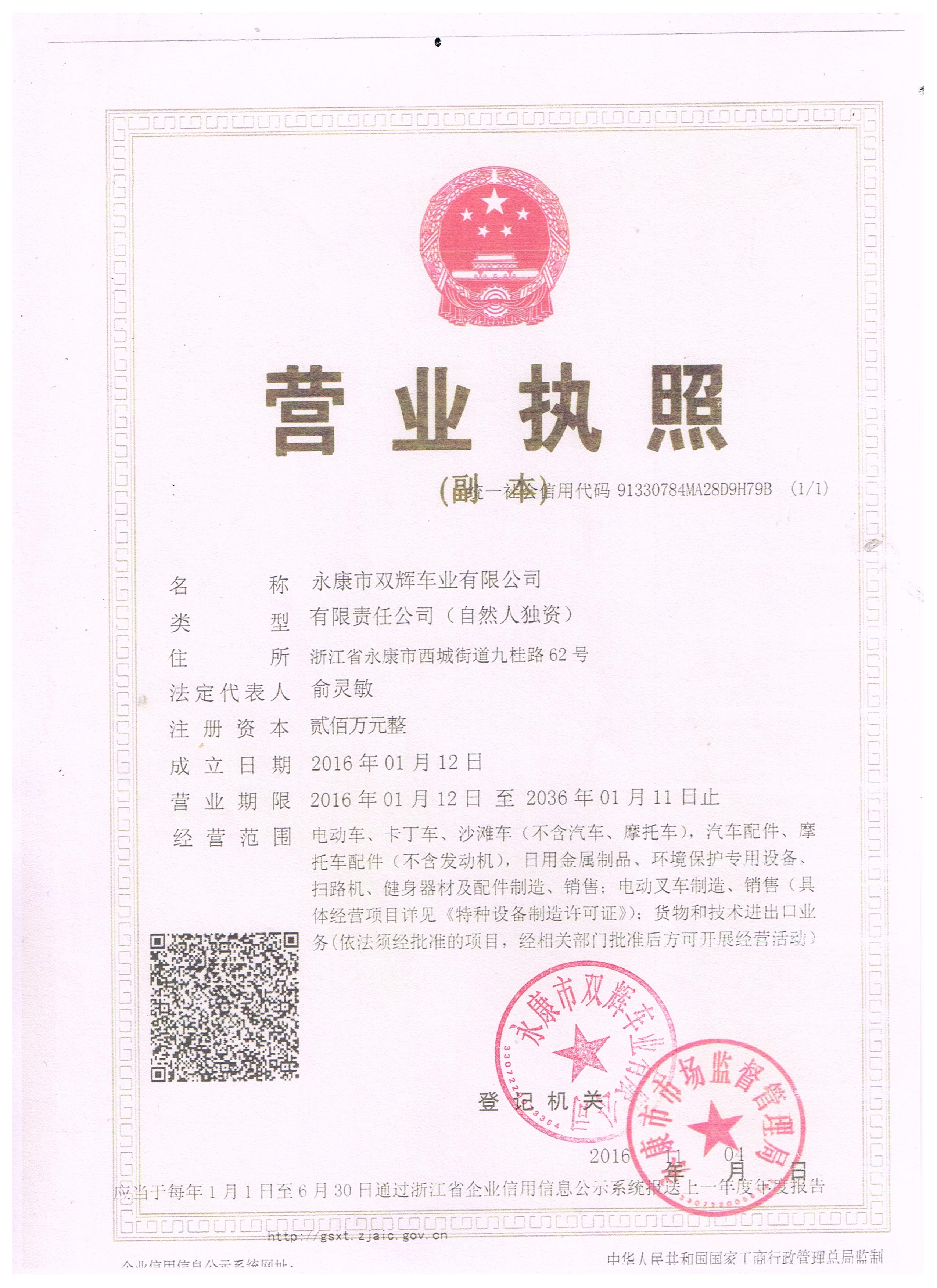 business license