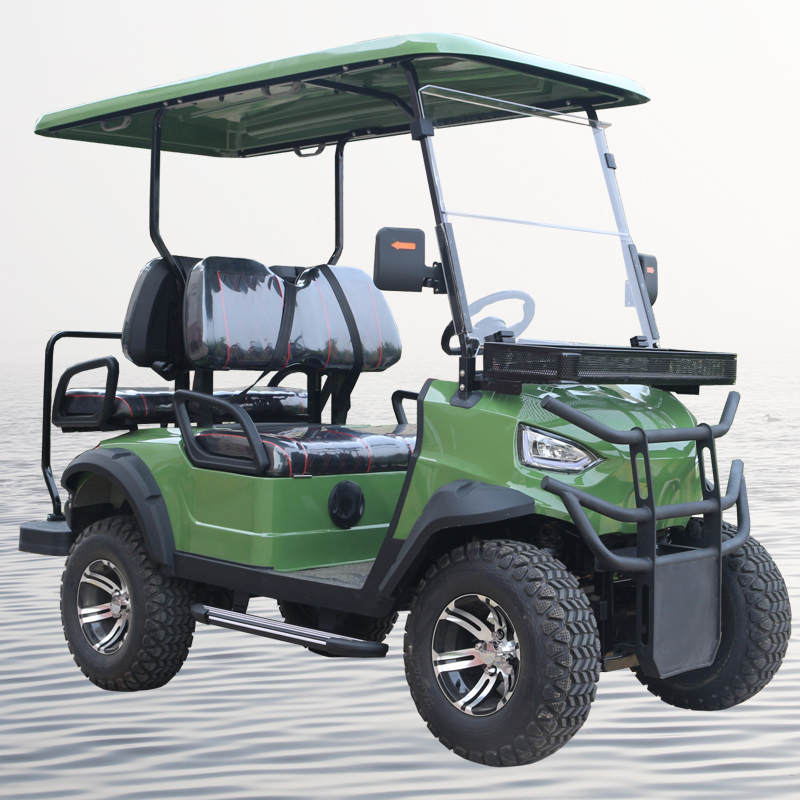 Carrinho de golfe elétrico com motor elétrico legal de rua 48V AC para adultos