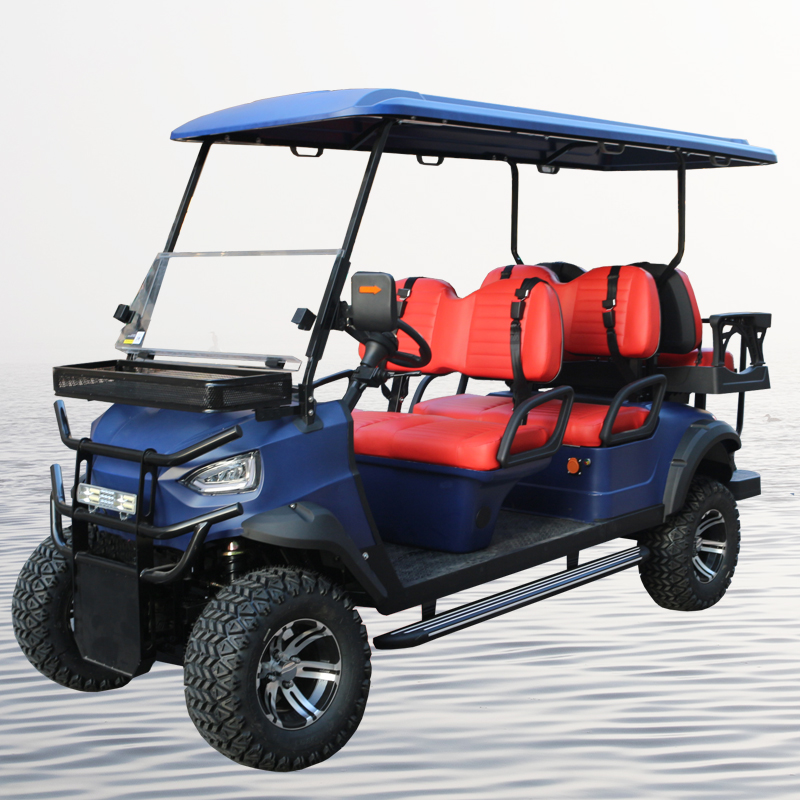 Carrinho de golfe elétrico com motor elétrico legal de rua 48V AC para adultos
