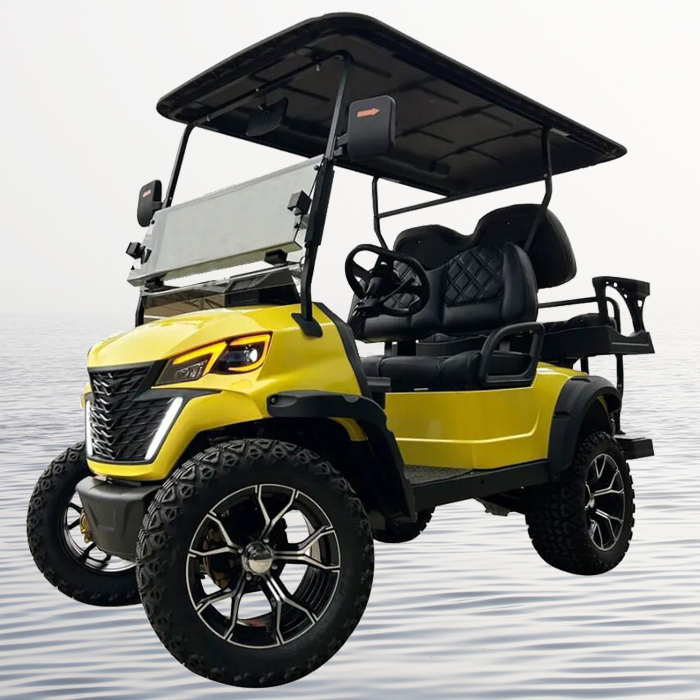 Hot-selling hoogwaardige dubbele elektrische golfkar met hoog uithoudingsvermogen en Ce-certificering