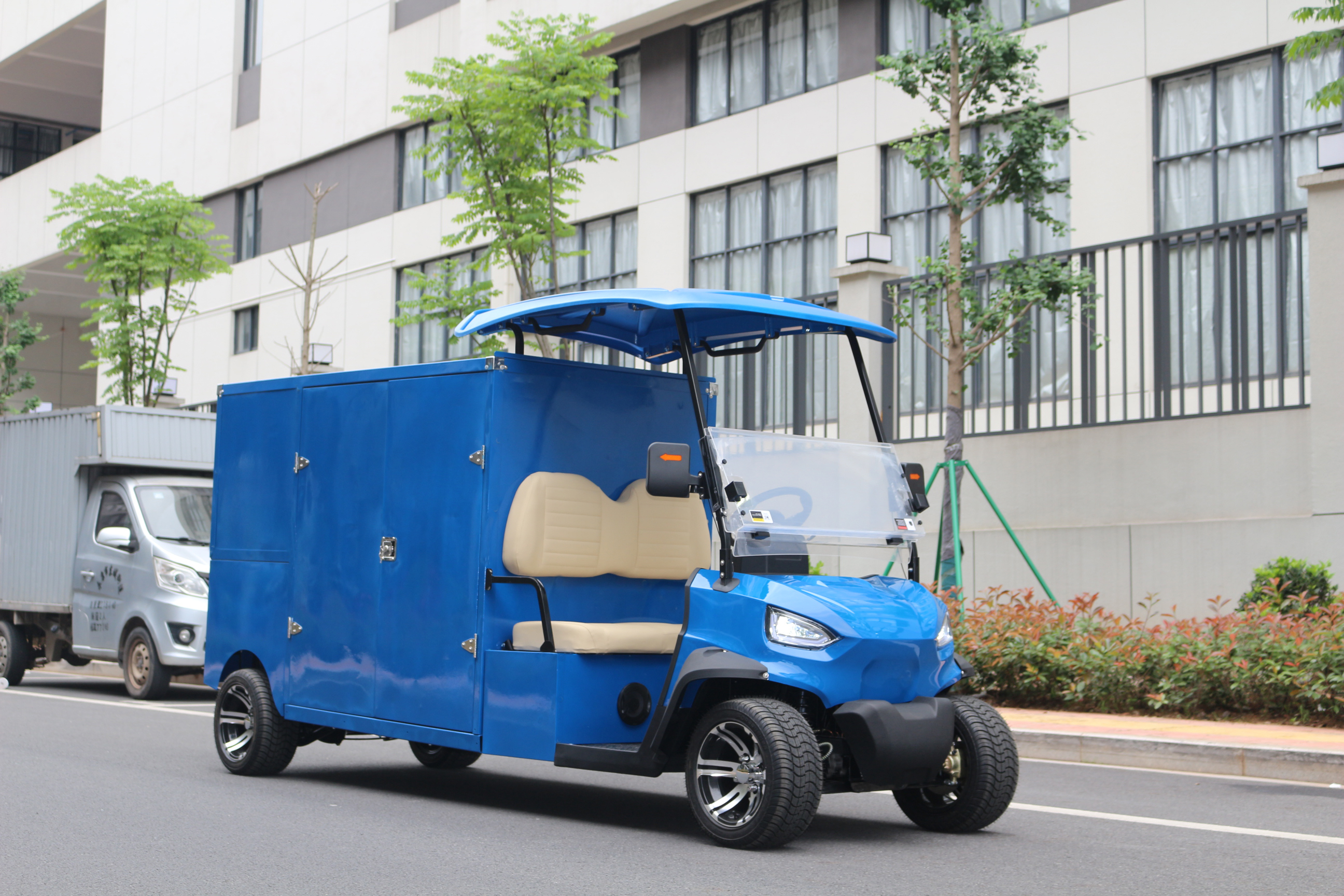 GOLF CART with CARGO BASKET