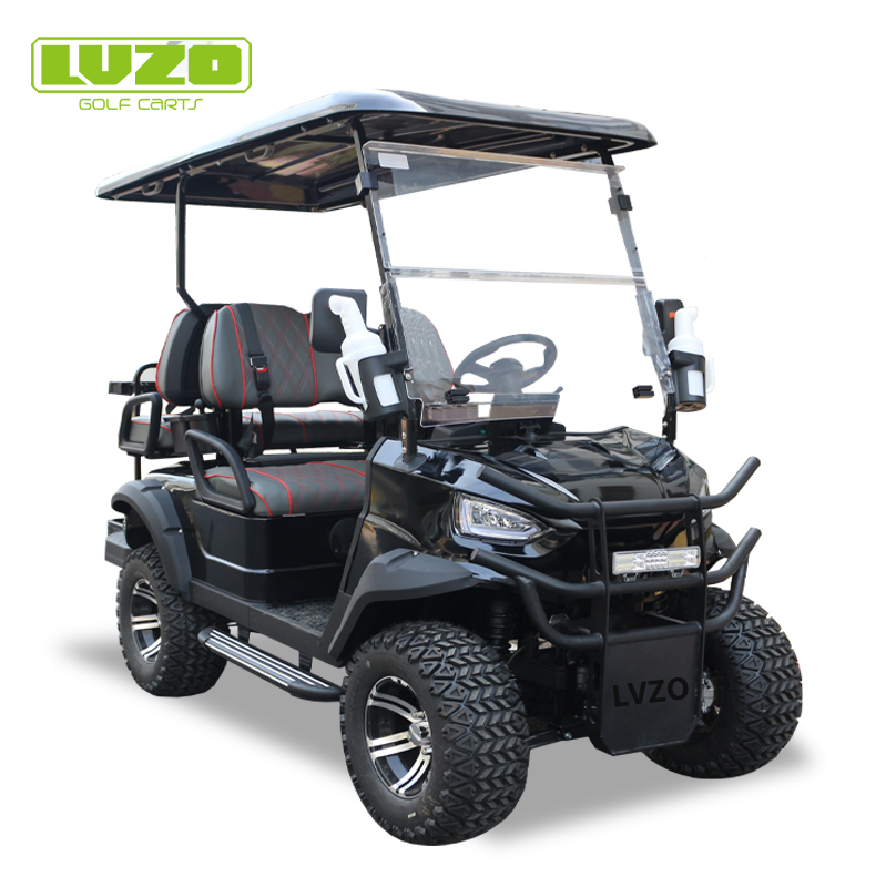 Braço oscilante duplo, suspensão dianteira independente, carro elétrico de luxo, carro turístico, carrinho de golfe de praia de 6 lugares