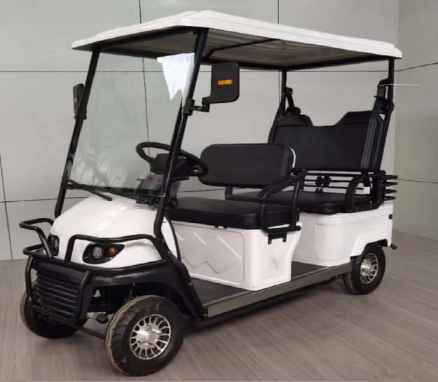 Mini elektrische golfkar/tourbus voor vier krachtige volwassenen