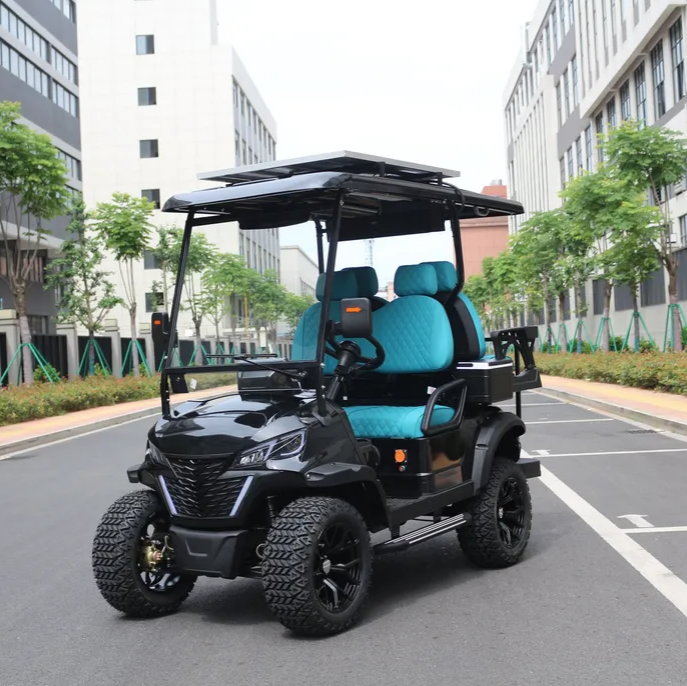Modern,Quiet-Operation,and Durbable Electric Golf Vehicle Featuring Energy-Efficient Battery Technology for Resort and Residential Use