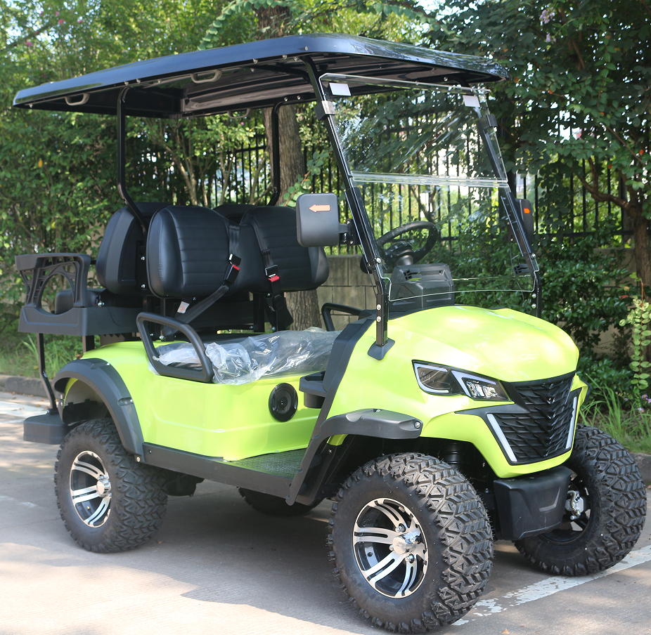 Modern,Quiet-Operation,and Durbable Electric Golf Vehicle Featuring Energy-Efficient Battery Technology for Resort and Residential Use