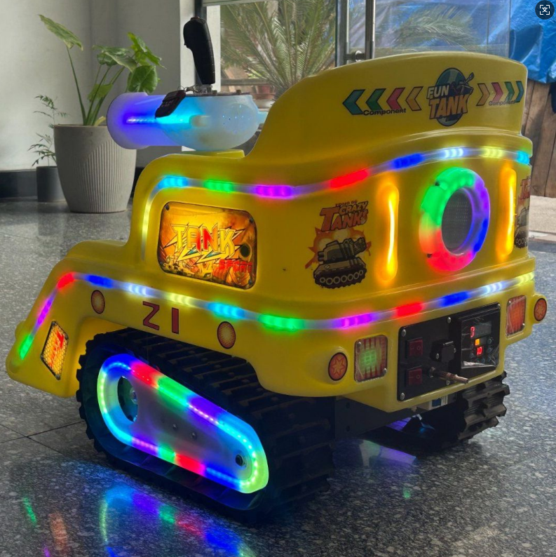 LVZO Magical Bubble-Filled Adventure Toy: Sturdy Tracked Vehicle with LED Lights, Music Player & Parent-Controlled Safety Features