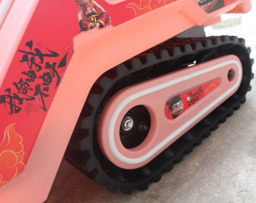 LVZO Magical Bubble-Filled Adventure Toy: Sturdy Tracked Vehicle with LED Lights, Music Player & Parent-Controlled Safety Features
