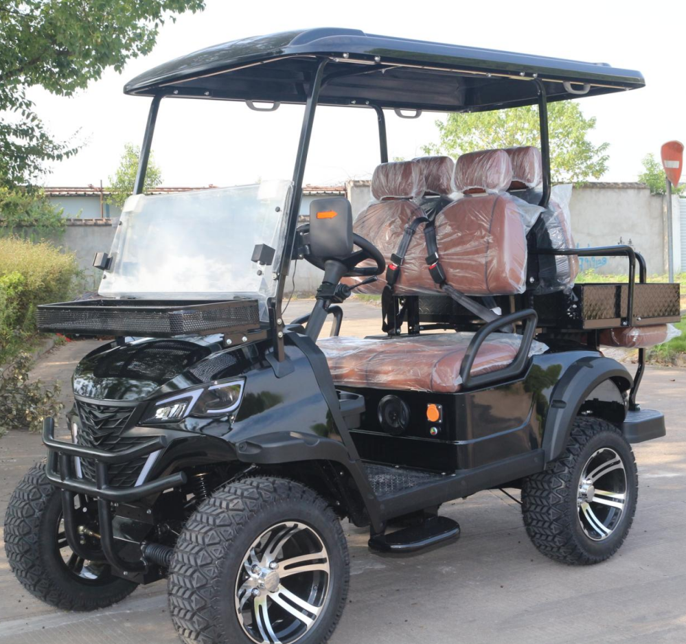 Premium 4-Seater Electric Golf Cart -24V/36V Dual Voltage, 150kg Capacity, All -Terrain Performance
