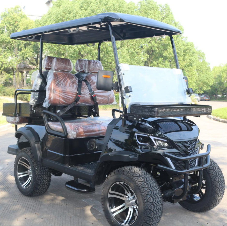 Premium 4-Seater Electric Golf Cart -24V/36V Dual Voltage, 150kg Capacity, All -Terrain Performance